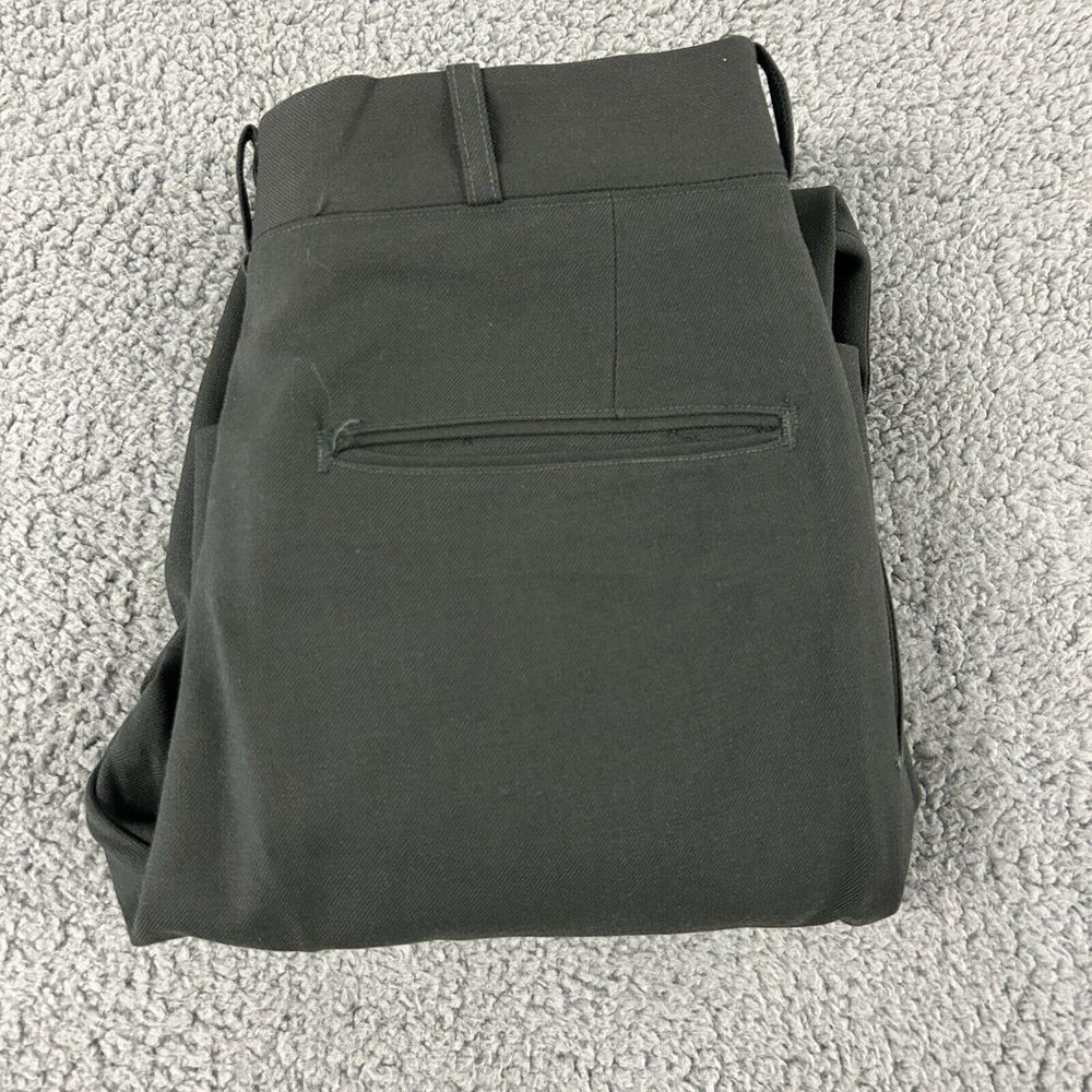 Vintage 60s Military Pants Mens 29x32 Green Ag 44 Wool Serge Trousers